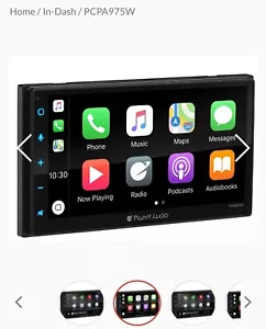 Planet Audio PCPA975W Doppel DIN Apple Carplay 6,75" Digital Media Receiver - Bild 1 von 6