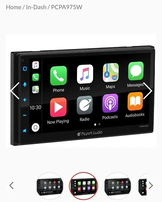 Planet Audio PCPA975W Double DIN Apple Carplay 6.75" Digital Media Receiver - Image 1 of 4