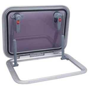 ISURE Aleación de Aluminio Barco Ojo de Buey Vidrio Templado Rectangular Escotilla Ojo de Buey - Imagen 1 de 9