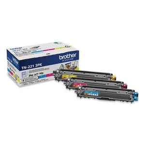Brother TN2213PK Toner, 1,400 Page-Yield, Cyan/Magenta/Yellow - Picture 1 of 1
