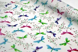 Dragonfly Gift Wrap Translucent Plastic Vellum 24" Wrapping Paper Roll 48 Sq Ft - Picture 1 of 4