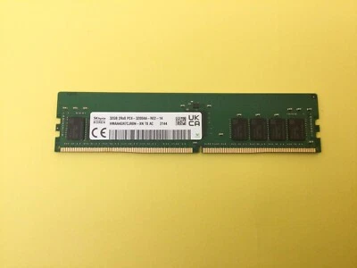 HYNIX 32GB (1X32GB) 2RX8 PC4-3200AA SERVER MEMORY HMAA4GR7CJR8N-XN - Image 1 of 4