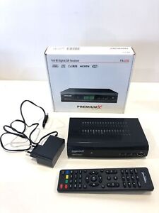 PremiumX Satelliten-Receiver HD 521 FTA Digital SAT TV-Receiver DVB-S2 FullHD 