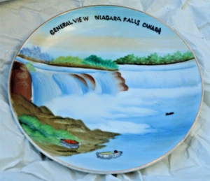 Vintage Niagara Falls - Canada Souvenir Mini Plate 5” Kitsch Made in Japan - Picture 1 of 2
