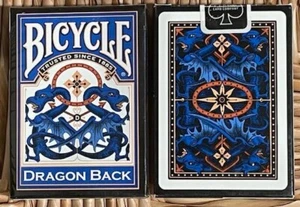 Bicicleta Dragon Back jugando a las cartas (azul) - Imagen 1 de 1