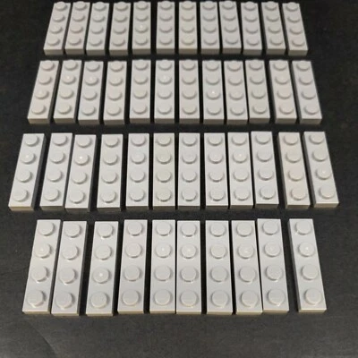LEGO Light Bluish Gray Lot of 46 1x4 Plates 3710 - Image 1 of 4