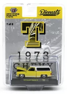 1:64 M2 Machines *DIECASTZ #7* YELLOW 1973 Chevrolet Cheyenne 10 *NIP* - Picture 1 of 1