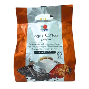 Café DXN Lingzhi 3 en 1 premezcla con extracto de Ganoderma (20 sobresx21 g) - Imagen 1 de 10