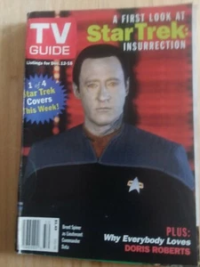 TV Guide Magazine December 12-18 1998 Star Trek Insurection - Picture 1 of 4