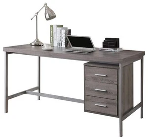 24 Taupe e Argento Computer Scrivania - Foto 1 di 5
