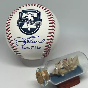 Jim Thome signed Rawlings Phillies WOF Baseball MLB HOLO Wall of Fame Auto A3618 - Picture 1 of 1