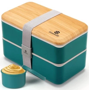1400ML  Box Lunch Boxes, Stackable Lunch Box,Leak-Proof Lunch Container - Picture 1 of 6