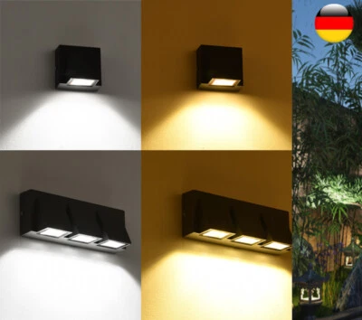 5/15W LED Wandleuchte Wandlampe 6000K Weißes Licht Aussenlampe IP65 Außenleuchte - Bild 1 von 4