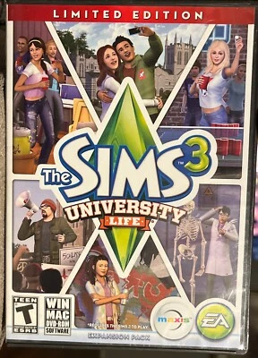 Sims 3: University Life (Windows/Mac, 2013) Booklet - Image 1 of 3