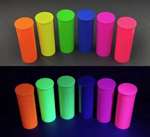 60 Dram Pop Squeeze top bottle UV reactive USA MADE - Picture 1 of 7