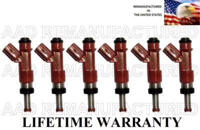Conjunto de 6 injetores de combustível Denso genuíno para Toyota Avalon Camry Lexus ES350 3,5L - Imagem 1 de 2