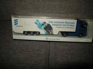 Camión Wiking 1:87 H0 Mercedes-Benz Eberspäch en EMBALAJE ORIGINAL MODELO PUBLICITARIO - Imagen 1 de 1