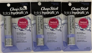 Lot of 3 Chapstick Total Hydration Natural Age Defying Soothing Vanilla Lip Care - Picture 1 of 4