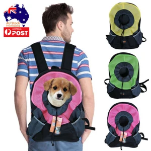 Pet Dog Backpack Carrier Travel Bag Dog Cat Carrier for Traveling Hiking Camping - Picture 1 of 26