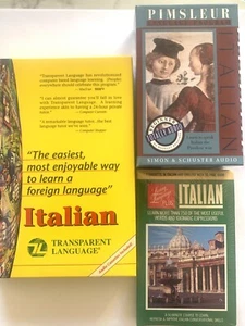 TRANSLATION LANGUAGE ITALIAN Cassette Tapes+ PIMSLEUR + LIVING LANGUAGE- NEW! - Picture 1 of 2