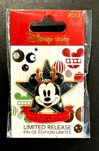 2017 NEW SEALED DISNEY STORE MICKEY MOUSE "MORE MAGICAL TOGETHER" CHRISTMAS PIN - Picture 1 of 5