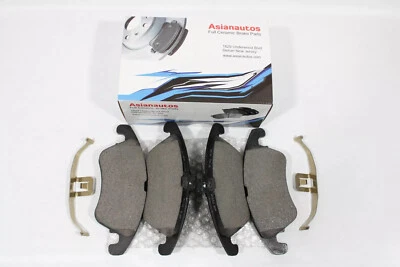 Asianautos Ceramic Front Brake Pads W/Hardware For Mercedes Benz SLK350 12-16 - Image 1 of 4