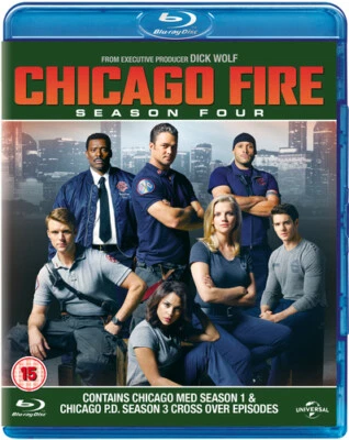 Chicago Fire: Season Four Blu-Ray (2016) Jesse Spencer cert 15 6 discs - Image 1 of 2
