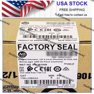 NEW PLC 1766-L32BWAA MicroLogix 1400 32 Pt Controller 1766L32BWAA - Picture 1 of 2