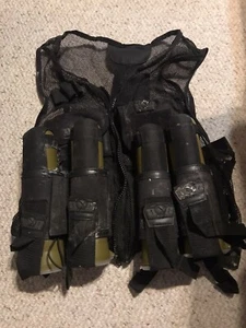 Tactical Battle Vest Pods & 4 Paintball Pods - Picture 1 of 2