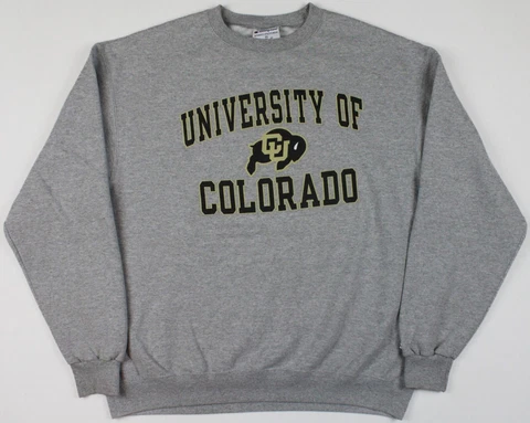 Colorado Buffaloes Champion NCAA Pullover Crewneck Sweatshirt XL Cover