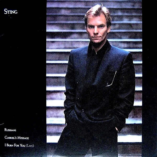 STING "RUSSIANS/GABRIEL'S MESSAGE/I BURN FOR YOU" (MAXI SINGLE)  USED LP (NM) Foto 1 de 1