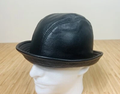 Daniele Meucci Genuine Leather Bucket Hat Unisex Fits Small EUC! - Image 1 of 4
