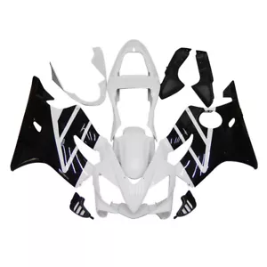 Injection White Black Fairing For Honda CBR600F4i 2001-2003 Bodywork Body Kit - Picture 1 of 8