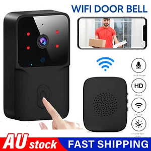Wireless Doorbell Phone Video Door Bell Ring WiFi Smart Intercom Security Camera - Picture 1 of 21