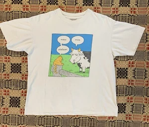 Vintage 90’s Joke Art T-Shirt Mens Size Large  - Picture 1 of 11