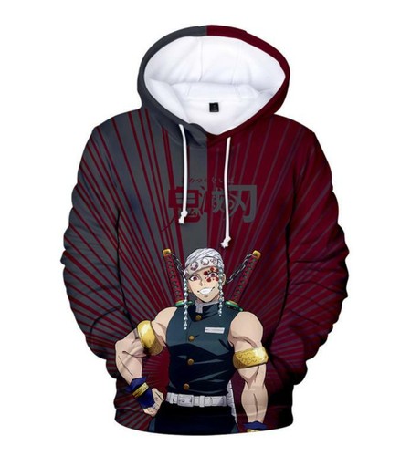 VETEMENTS Felpa con cappuccio Demon Slayer: Kimetsu no Yaiba anime