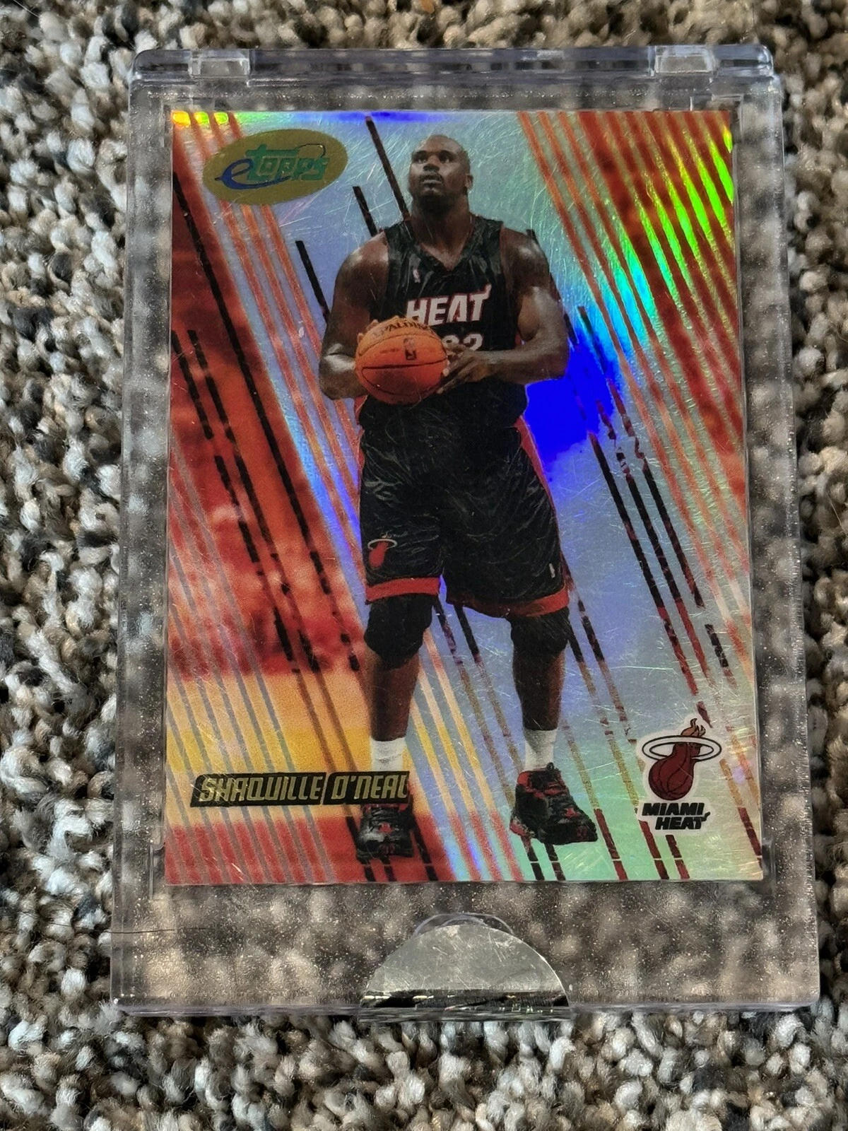 Shaquille O’Neal Shaq 2006-2007 eTOPPS #30 Encased Refractor #27/413 SP