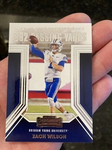 S84 2021 Panini Contenders Draft Picks Zach Wilson Playing the Numbers Game # 38 - Picture 1 of 2