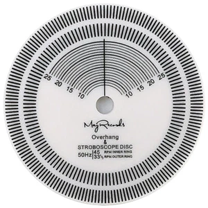 1 Juego Práctica Herramienta de Calibración Disco Estroboscopio Disco Vinilo Disco Estroboscopio - Imagen 1 de 12
