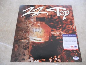 Billy Gibbons ZZ Top Signed Autographed Album Record Flat Poster PSA Certified 2 - Picture 1 of 1