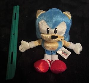 TOMY Sonic the hedgehog plush 25th Anniversary Sonic 2016 SUPER RARE Rejected