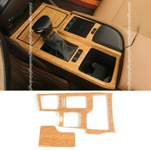 Cubierta de panel de cambio de marcha interior de automóvil grano de madera para Lexus ES350 300H 2018-21 - Imagen 1 de 6