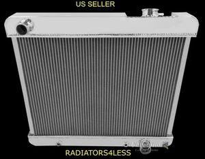 NUEVO RADIADOR DE ALUMINIO CHAMPION 4 FILAS MC284 63 64 65 66 CAMIONETA CHEVY C10 - Imagen 1 de 2