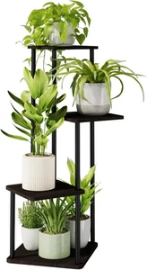 Bamworld 4 Tier Plant Stand Indoor, Small Metal Plant Shelf for Multiple Plan... - Picture 1 of 12