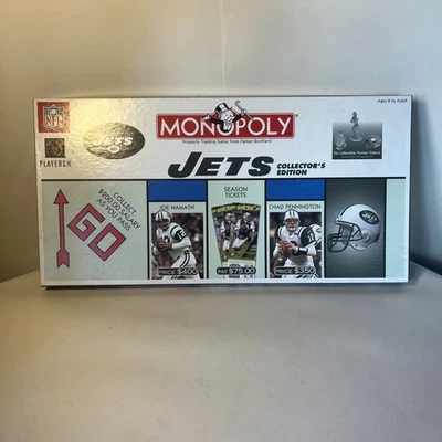 New York Jets Monopoly Collector's Edition Football NFL 2004 Board Game - Image 1 of 4
