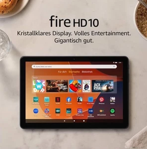 Fire HD 10-Tablet 2023 schwarz, mit Werbung - Bild 1 von 1