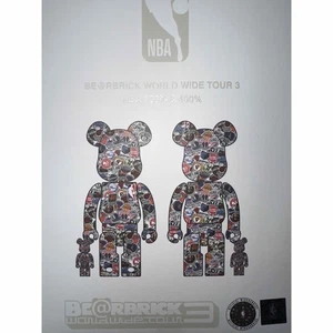BE@RBRICK NBA 400% & 100% MEDICOM TOY EXHIBITION '24 Basketball Bearbrick - Bild 1 von 7