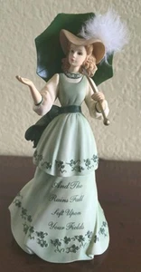 And The Rains Fall Soft Upon Your Fields Emerald Isle Damen Figur - Bild 1 von 11