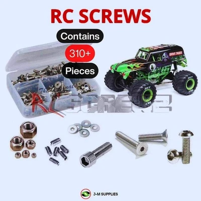 RCScrewZ Stainless Screw Kit los142 for Losi 1/18 Mini LMT 4X4 (LOS01026) | KIT - Image 1 of 4