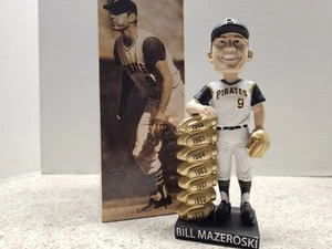 Guante de Oro Bill Mazeroski Pittsburgh Pirates MLB 2022 SGA Bobblehead - Imagen 1 de 15
